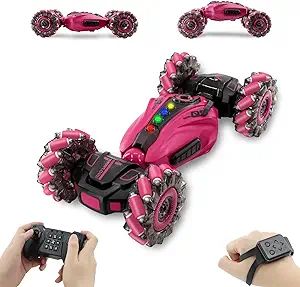 RC Stunt Car, 2.4GHz Remote Control Gesture Sensor Toy Cars, Double Sided Rotating Off Road Vehic... | Amazon (US)