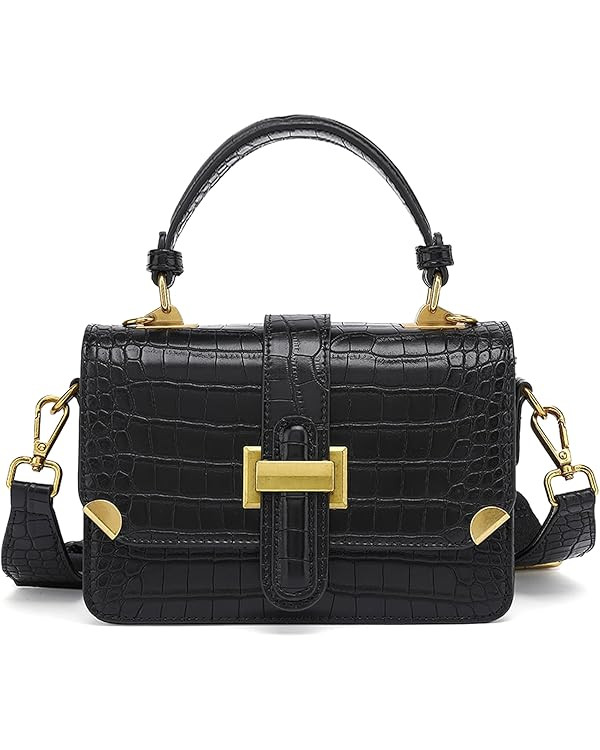 LL LOPPOP Women's Small Classy Crossbody Purse Top Handle Handbags Leather Satchel Bags for Women | Amazon (US)