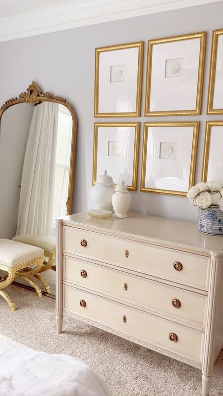 The sale on the black version of my mirror is insanely good right now!  The best I’ve ever seen. $600 off! 
If black isn’t your color, just use rub n buff! 




Frontgate, Arhaus Amelie floor mirror, traditional, grand millennial, designer, bachelors, chest, nightstand,chinoiserie, intaglio, Etsy, Cailini coastal, bedroom, living room, modern

#LTKhome #LTKsalealert #LTKFind