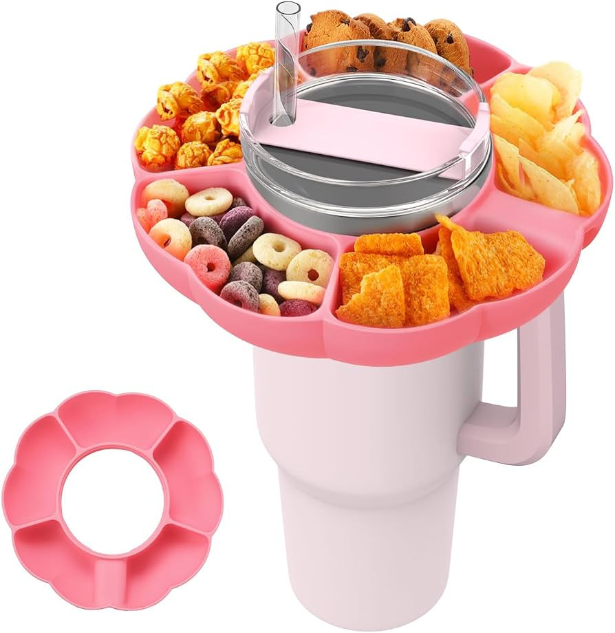 Nuovoware Snack Bowl For Stanley 40oz Tumbler With Handle, Snack Ring For Stanley 40oz Tumbler, R... | Amazon (US)