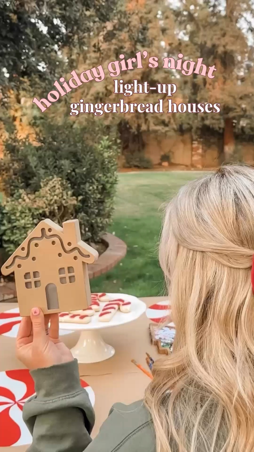 Girl’s night idea- paint your own light-up gingerbread house! These are precious and so much to fun to embellish. They look adorable in my house 🎄✨🎀

#LTKWatchNow #LTKHoliday #LTKSeasonal