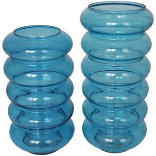 Blue Bubble Glass Vase Set By Ivory And Iris | Michaels® | Michaels Stores
