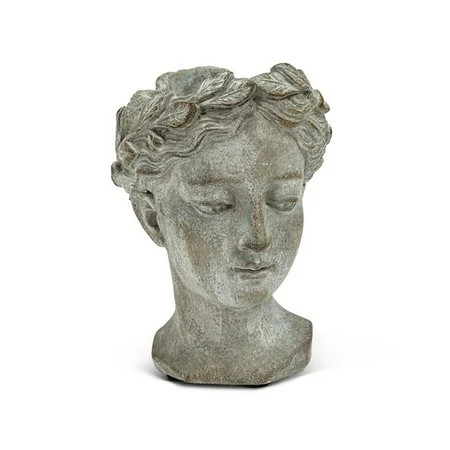Abbott Collections AB-27-GODDESS-535-XS 6.5 in. Extra Woman Head Planter Grey - Small | Walmart (US)