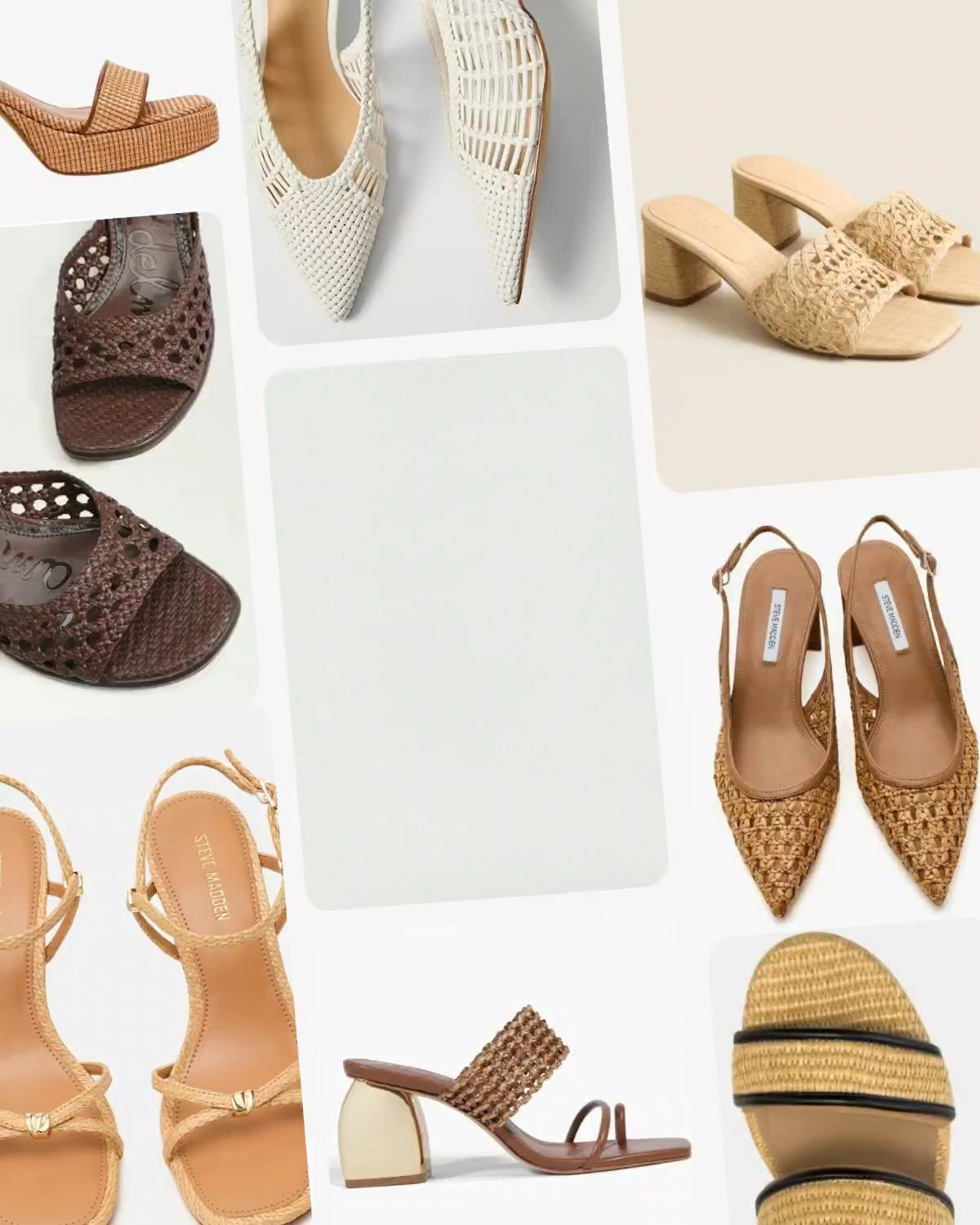 Woven heels. Wedges. Woven flats. Raffia heels. Block heel 

#LTKSeasonal #LTKSaleAlert