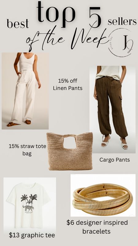 𝑯𝒂𝒑𝒑𝒚 𝑺𝒖𝒏𝒅𝒂𝒚
This’s week top best sellers 🩷
Linen pants
Straw Tote Bag
Cargo Pants
Graphic Tee
Bracelets






.
.
.
.
.
.
.
.
.
.
.
.
.



#LTKsalealert #LTKSeasonal #LTKFind