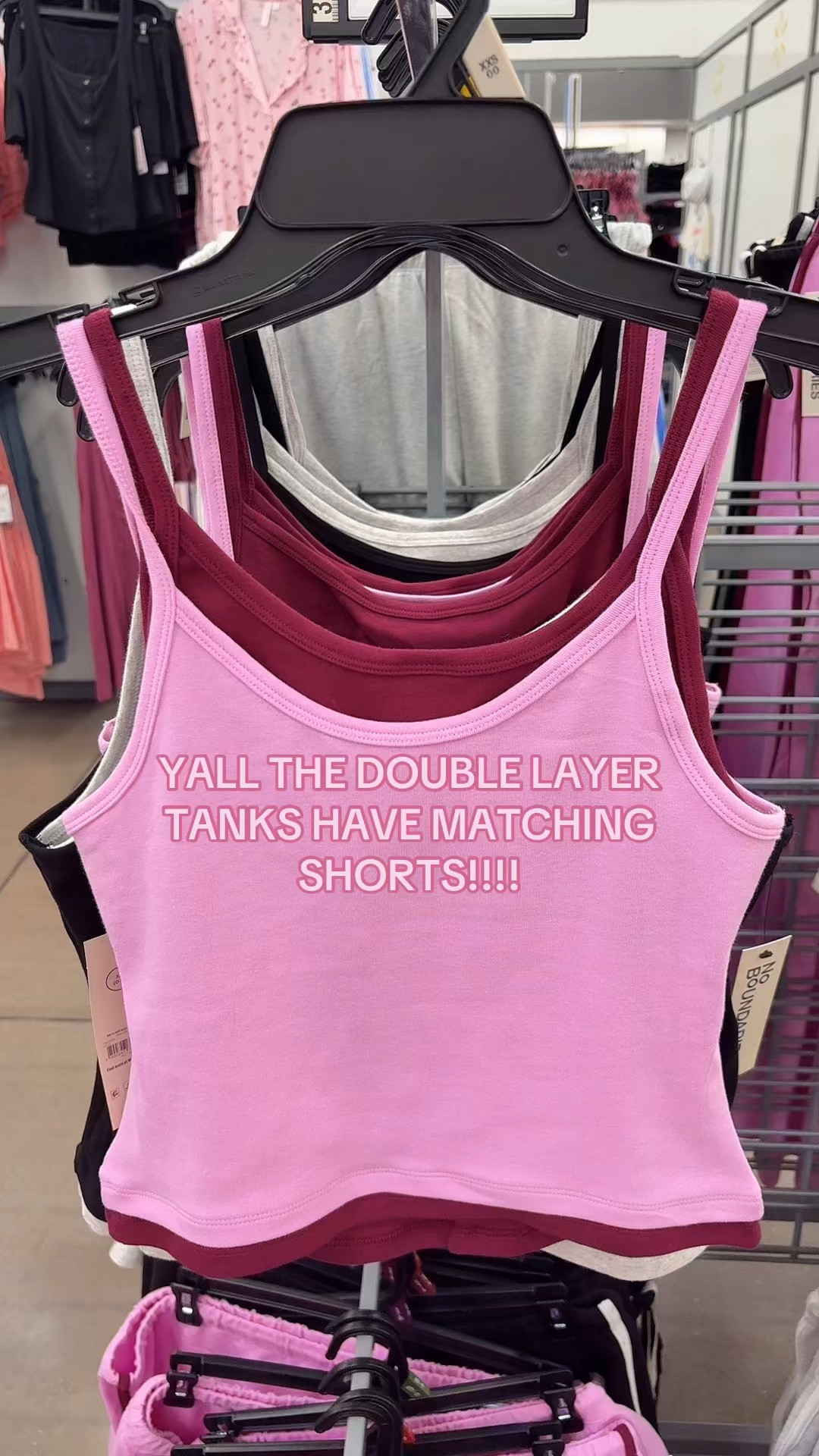 Double layer tanks & MATCHING SHORTS 💘💘💘

#LTKootd