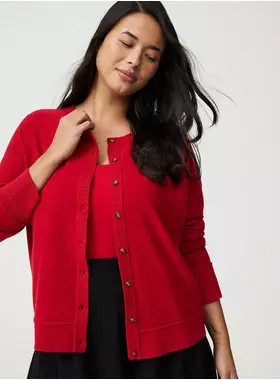 Luxe Cozy Crew Cardigan | Torrid (US & Canada)