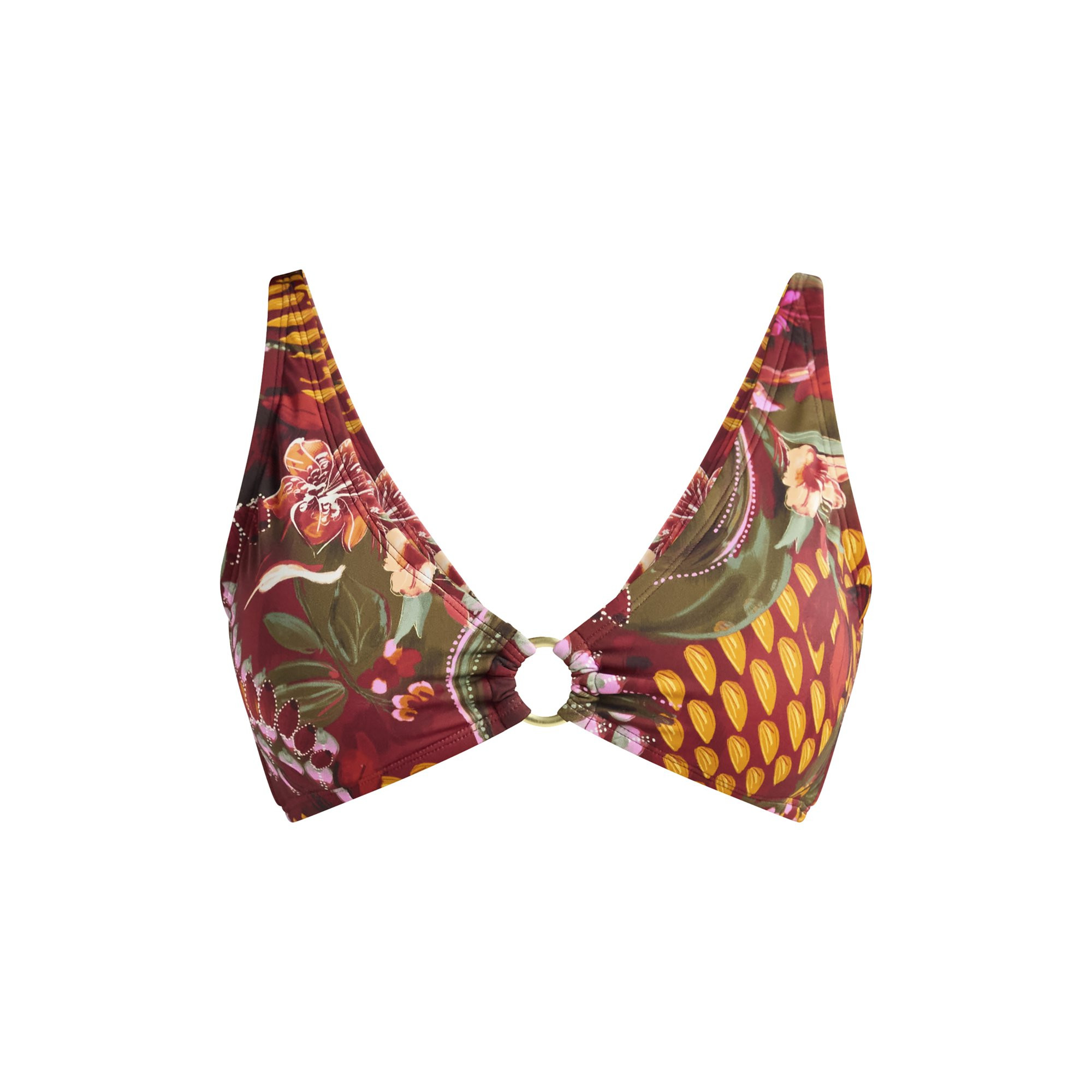 Sofia by Sofia Vergara Women's Ring Front Bralette Swim Top, Sizes XS-XL | Walmart (US)