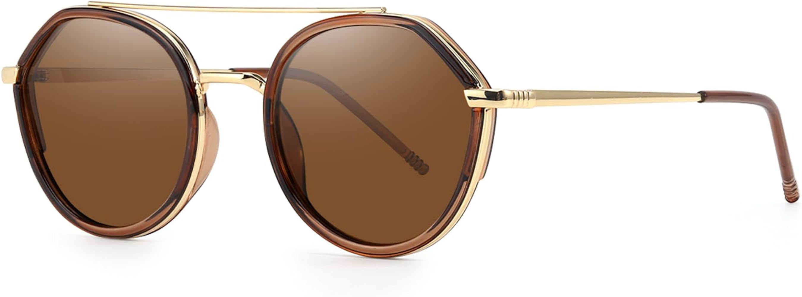 SODQW Tangle Free Aviator Sunglasses for Women Trendy Retro Oval Glasses 2026 Fashion Round Vinta... | Amazon (US)