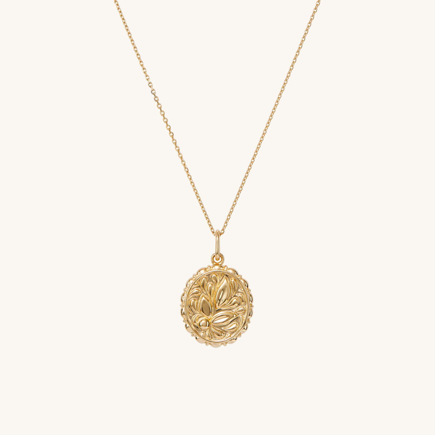 Terra Coin Pendant - Gold Balance Necklace | Mejuri | Mejuri (Global)