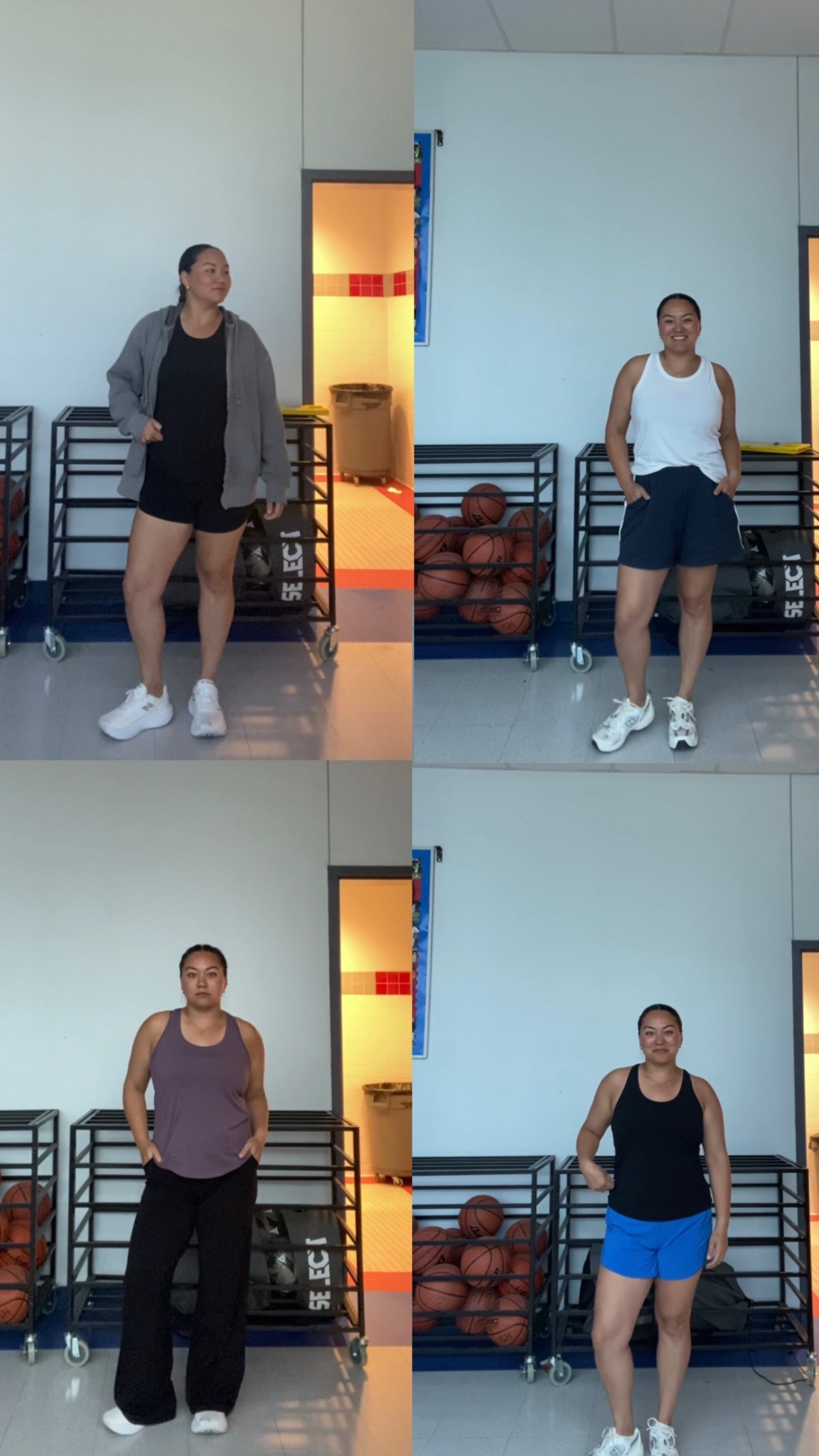 Athleisure outfits // women’s activewear // PE teacher outfit 

Crz yoga shorts//TTS
Crz Yoga tank//TTS
Old Navy shorts//TTS, sized up 1 for a longer fit 

#LTKActive #LTKFindsUnder50 #LTKFindsUnder100