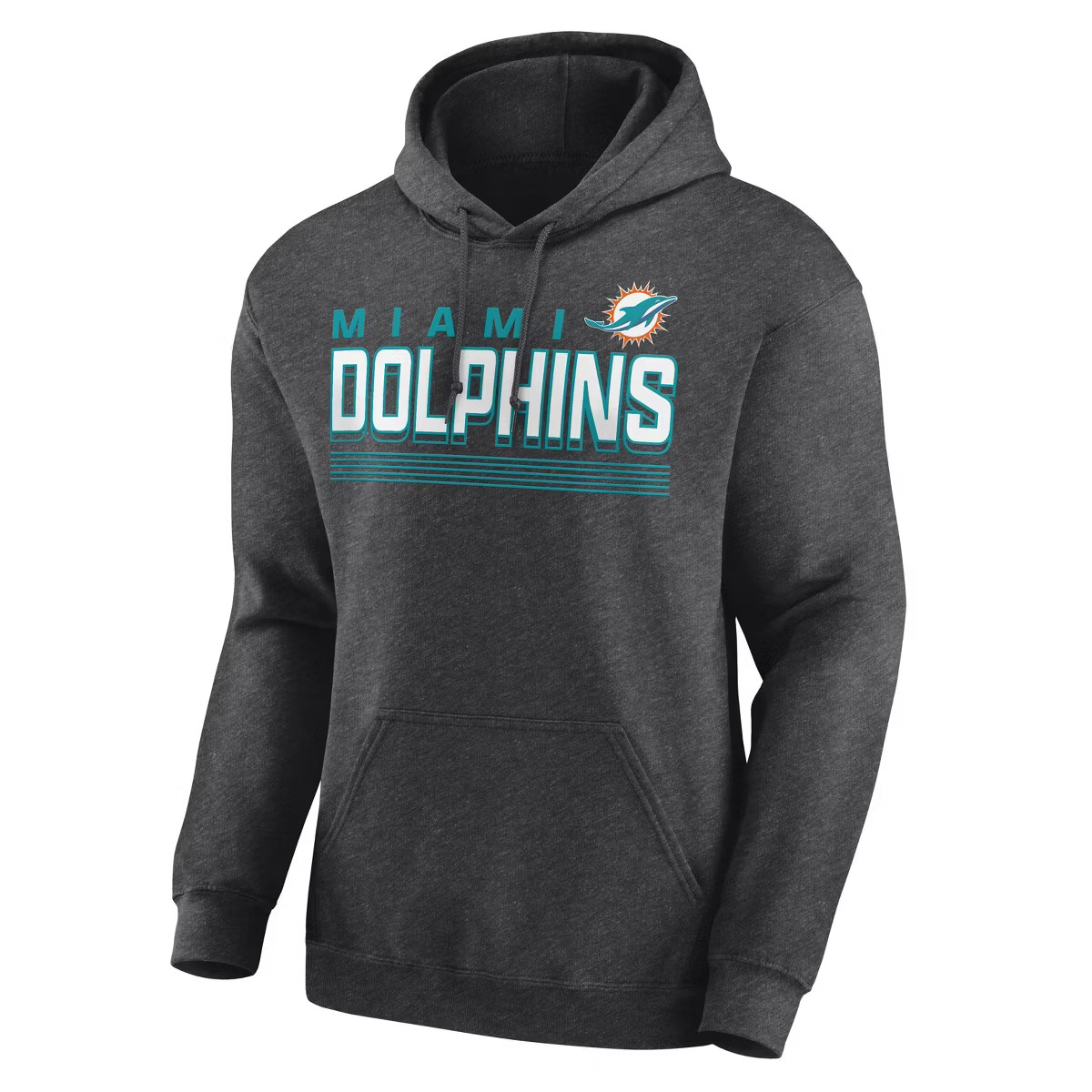 NFL Miami Dolphins Men's Long Sleeve Core Fleece Hoodie | Target
