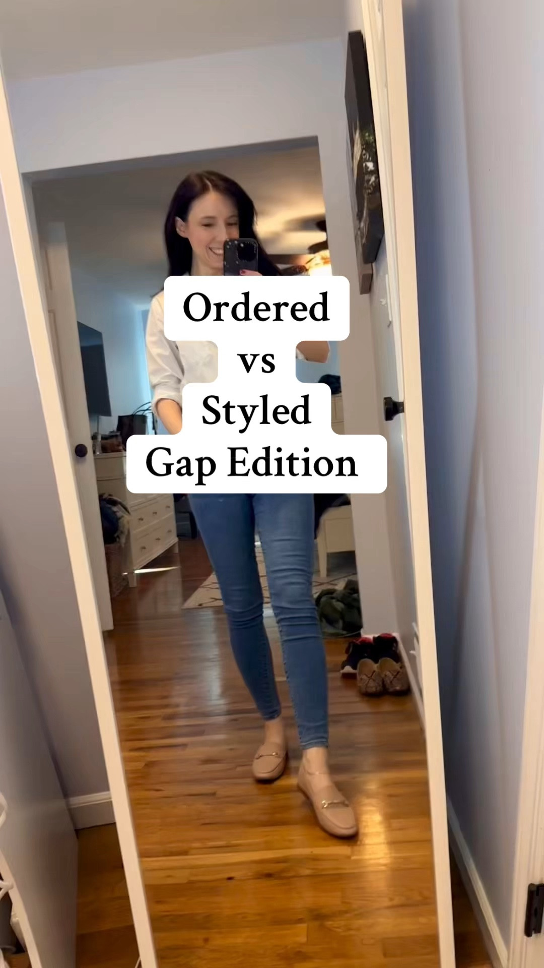 Ordered vs. Styled: The classic white button-down just hits different when you make it your own 🤍✨ #GapStyle #OOTDInspo

#LTKStyleTip #LTKWorkwear #LTKFindsUnder100