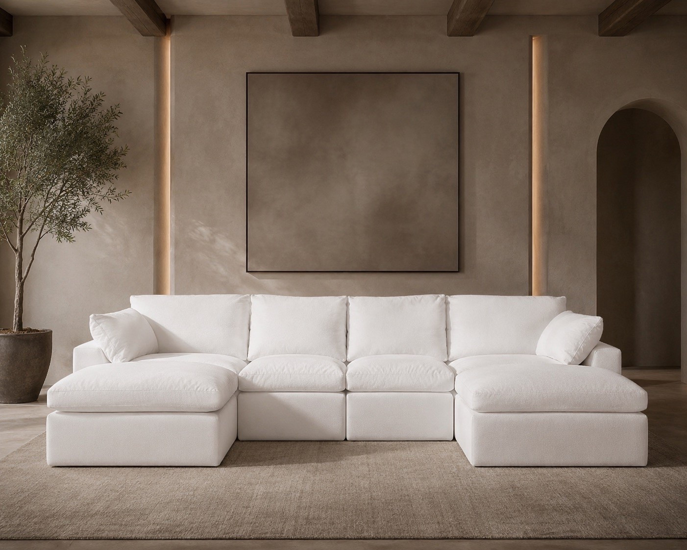 Affordable Restoration Hardware Look Sectional

#LTKHome #LTKSaleAlert