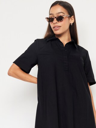Short-Sleeve Mini Shirt Dress | Old Navy (US)
