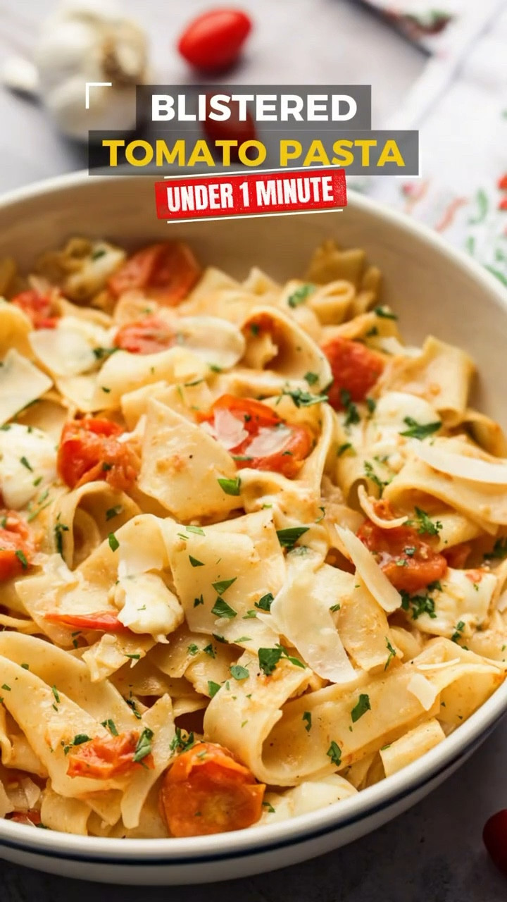 OF COURSE IT’S GOOD 👩🏻‍🍳 UNDER 1 MINUTE | Blistered Tomato Pasta🍝 Full recipe: ofcourseitsgood.com

#LTKvlog #LTKHome #LTKfoodie