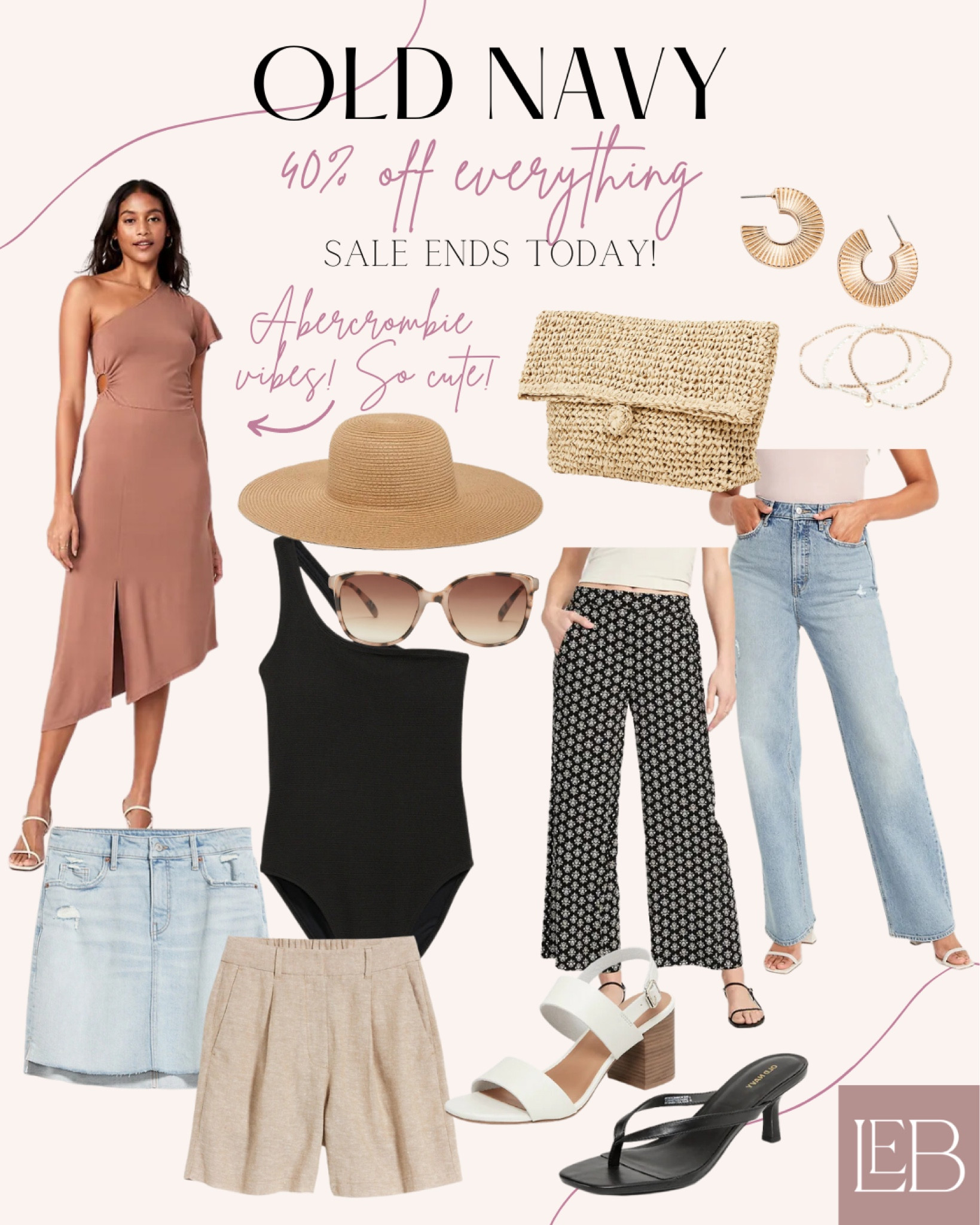 Old Navy Cyber Easter Sale is happening right now! Today is the last day to get 40% off EVERYTHING! Hurry before it’s too late! 

Old navy. Sale. Clearance. On sale. New arrivals. Womens fashion. Summer fashion. Spring break. Easter. Dresses. Easter dresses. Vacation fashion. OOTD. 

#LTKFind #LTKsalealert #LTKstyletip