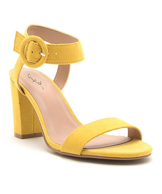 Qupid Women's Pumps YELLOW - Yellow Karden Pump - Women | Zulily