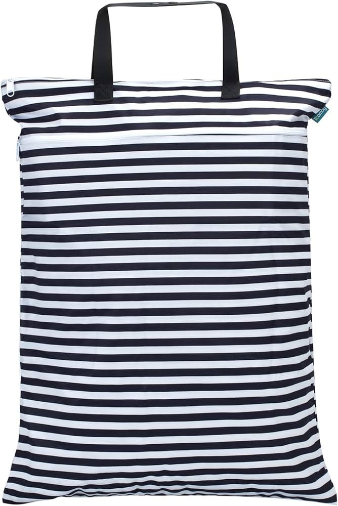 Teamoy Travel Hanging Wet Dry Bag Organizer (24.7 x 18 inches) with Two Compartments for Cloth Di... | Amazon (US)