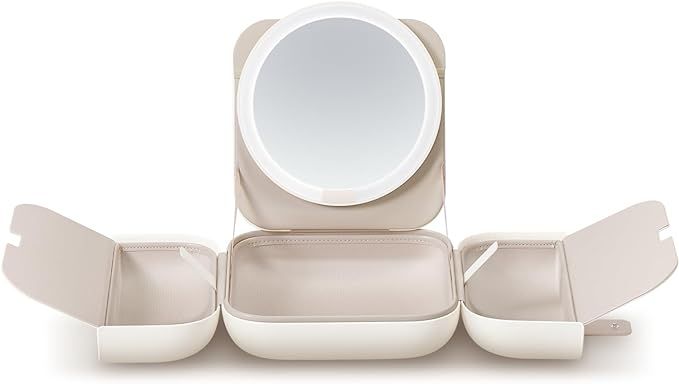 AMIRO M2 LumoCube Makeup Mirror with Bag - Portable LED Makeup Mirror with Lights, 5-Level Bright... | Amazon (US)