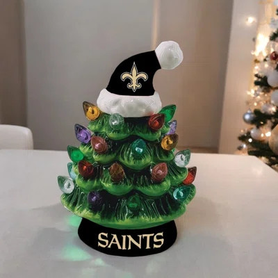 Maclachlan 8" NFL Ceramic Christmas Tabletop Tree | Wayfair North America