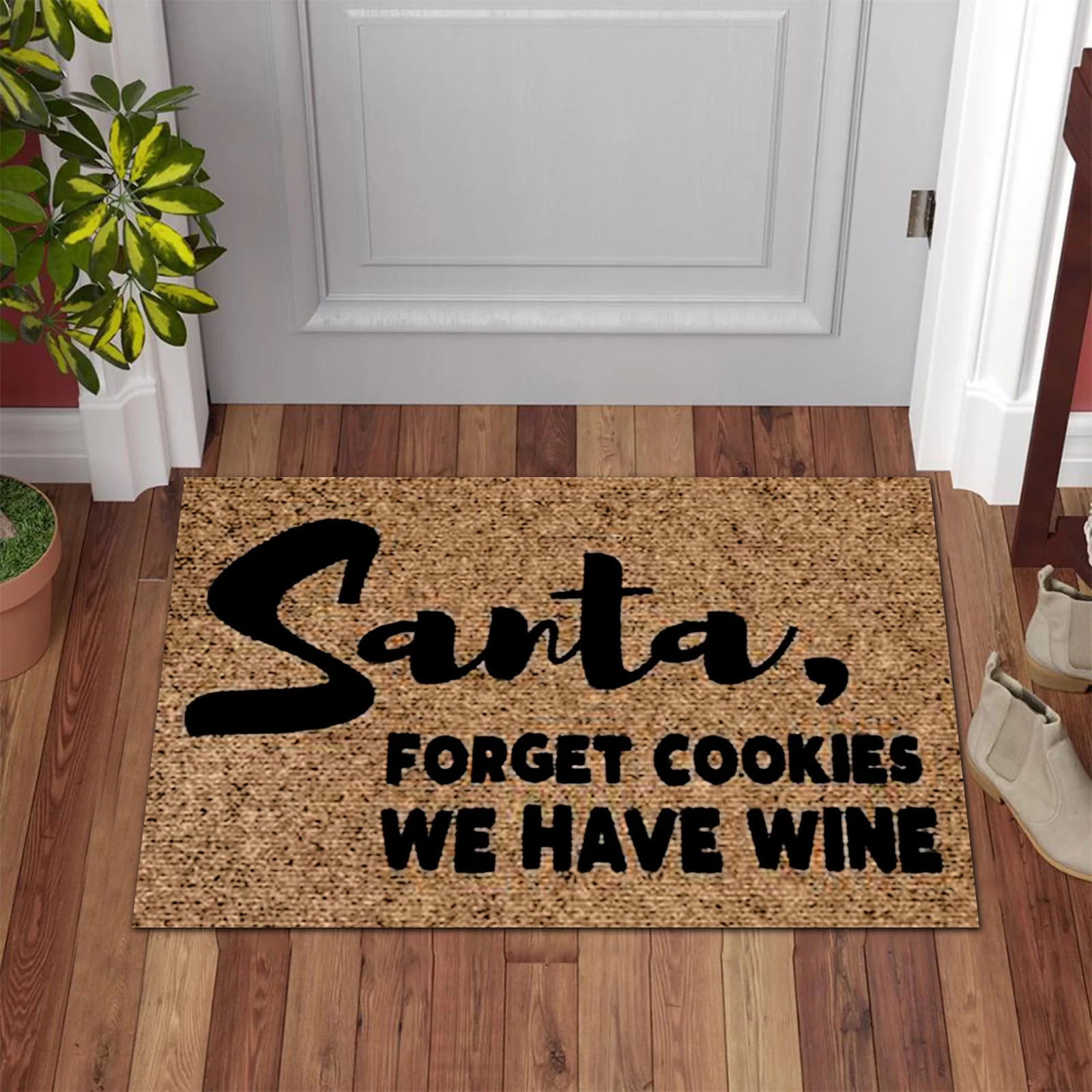 ONHUON 2021 Christmas Doormat Personalized Front Door Decoration Christmas Decoration - Walmart.c... | Walmart (US)