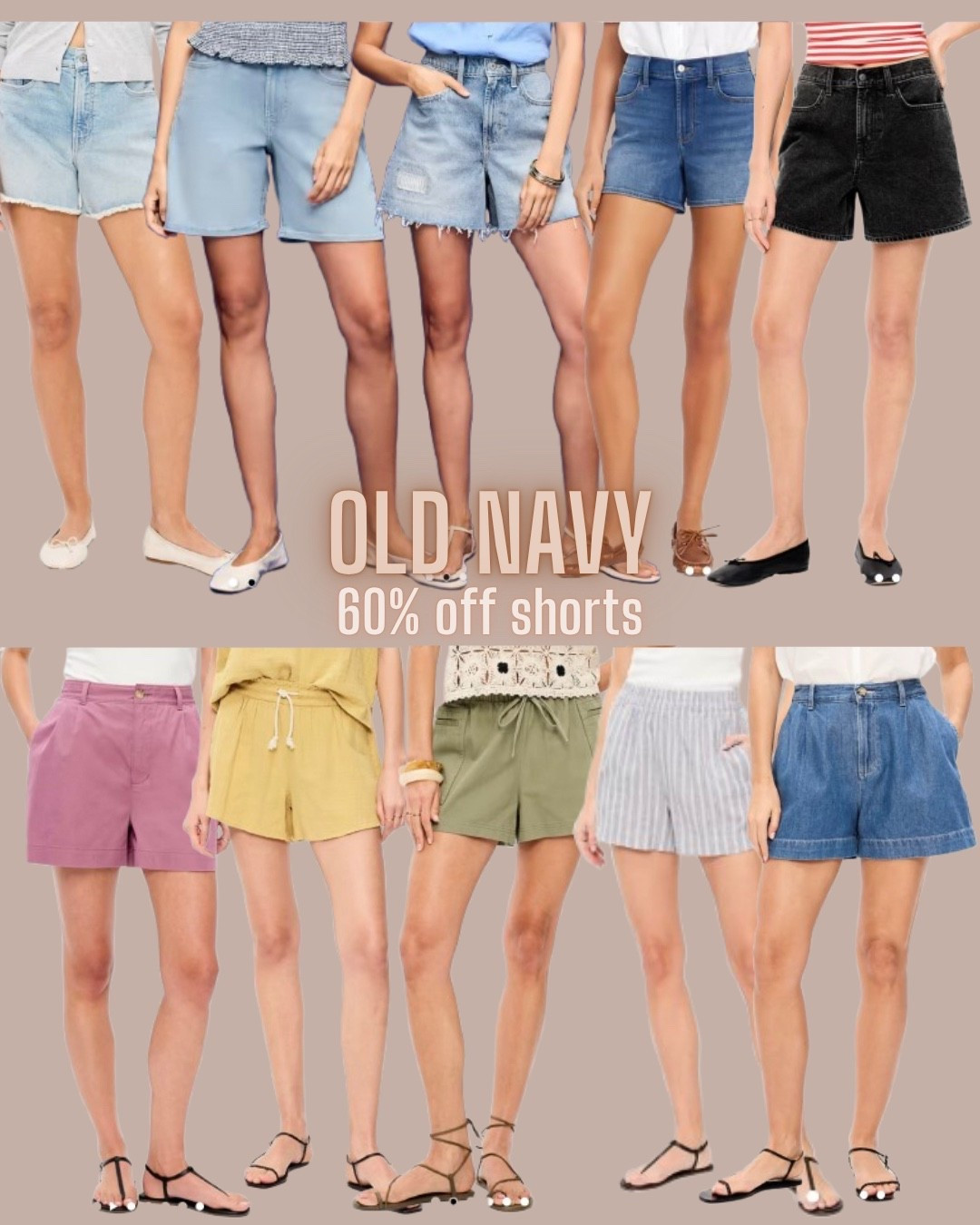 Ends tomorrow and 50% off everything else!!!

Old navy
Denim shorts
Gauze shirts
Chino shorts
Utility shorts

#LTKSaleAlert