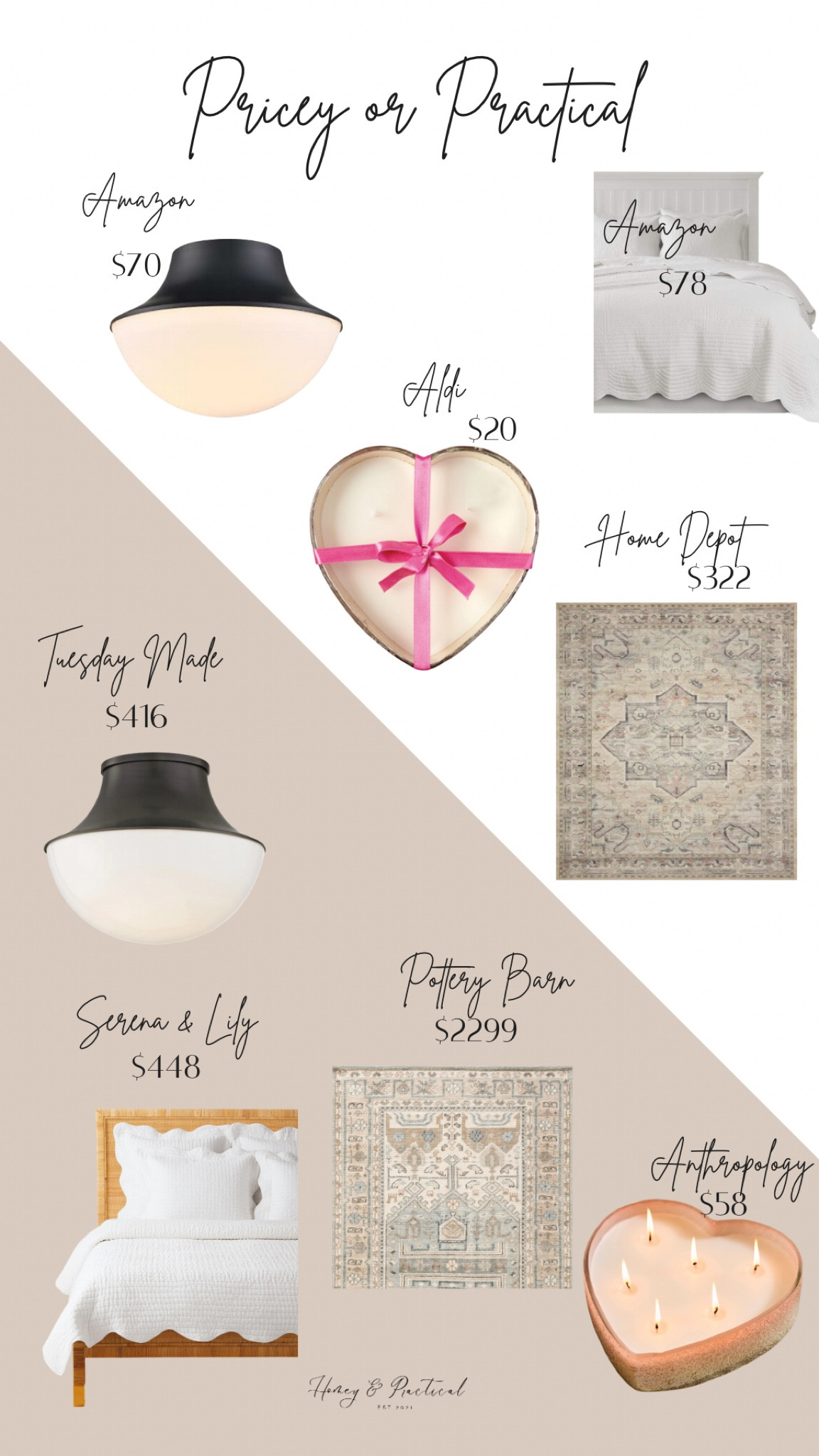 Pricey or Practical



#candle #lighting #bedding #rug

#LTKHome #LTKStyleTip #LTKSaleAlert