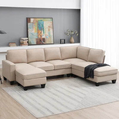 Denniston 4 - Piece Upholstered Sectional | Wayfair North America