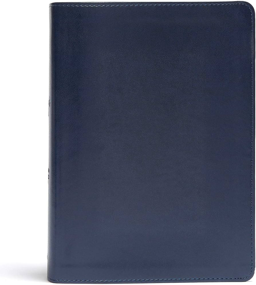 CSB She Reads Truth Bible, Navy LeatherTouch, Black Letter, Full-Color Design, Wide Margins, Note... | Amazon (US)