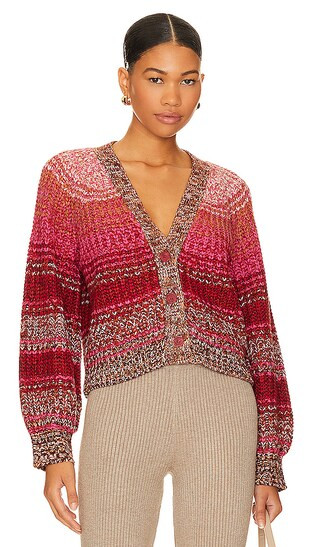 Rumi Cardigan in Toasted Almond Multi | Revolve Clothing (Global)