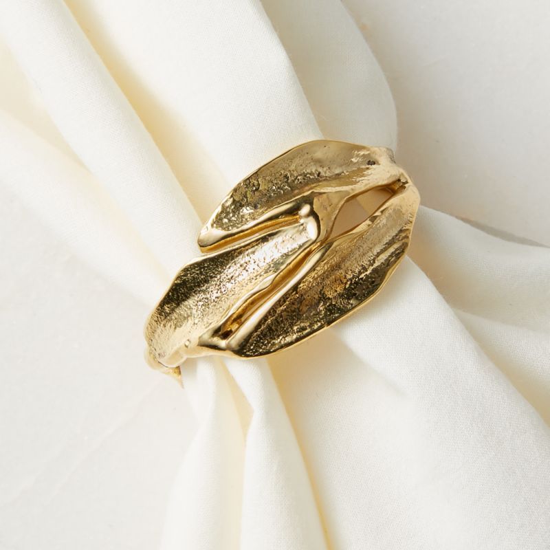 Glora Gold Napkin Ring | CB2 | CB2