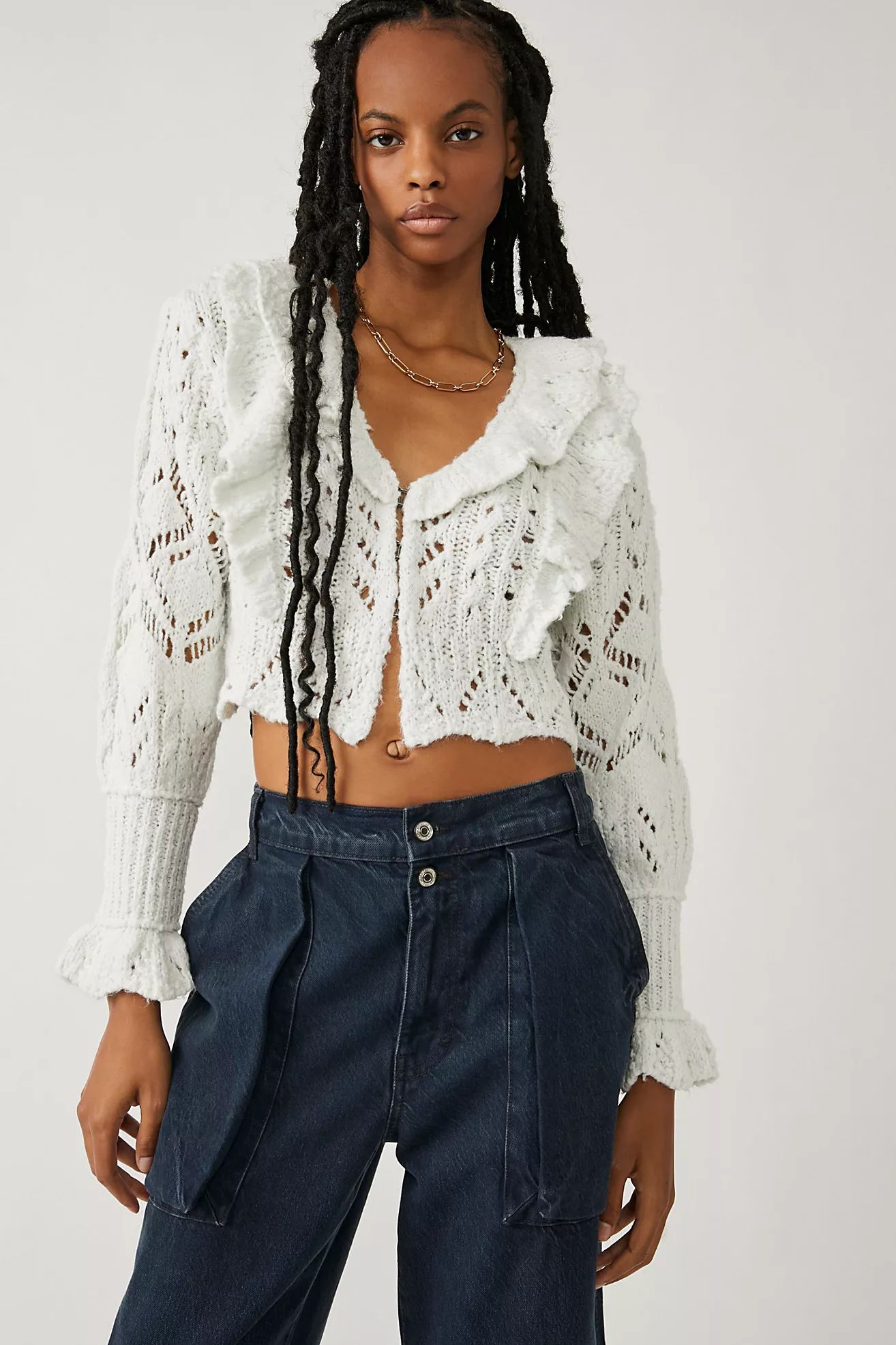 Avery Cropped Cardigan | Free People (Global - UK&FR Excluded)
