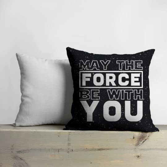 May The Force be with You | Pillow Cover | Starwars | Throw Pillow | Star Wars Pillow | Boys Gift... | Amazon (US)