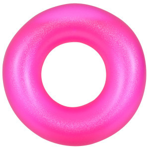Inflatable Inner Tube Pool Float - 35" - Pink | Christmas Central