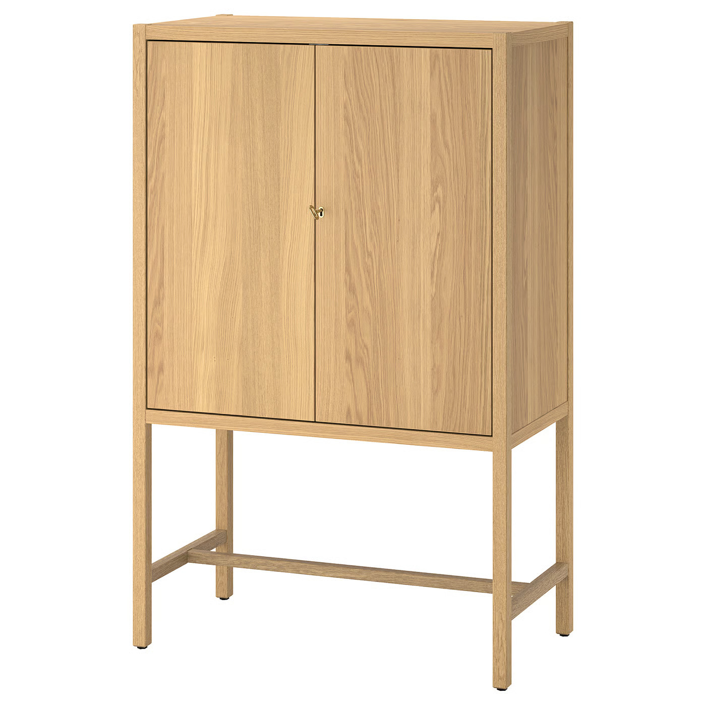 STOCKHOLM 2025 cabinet with 2 doors, oak veneer, 311/2x157/8x493/8"  - IKEA | IKEA US
