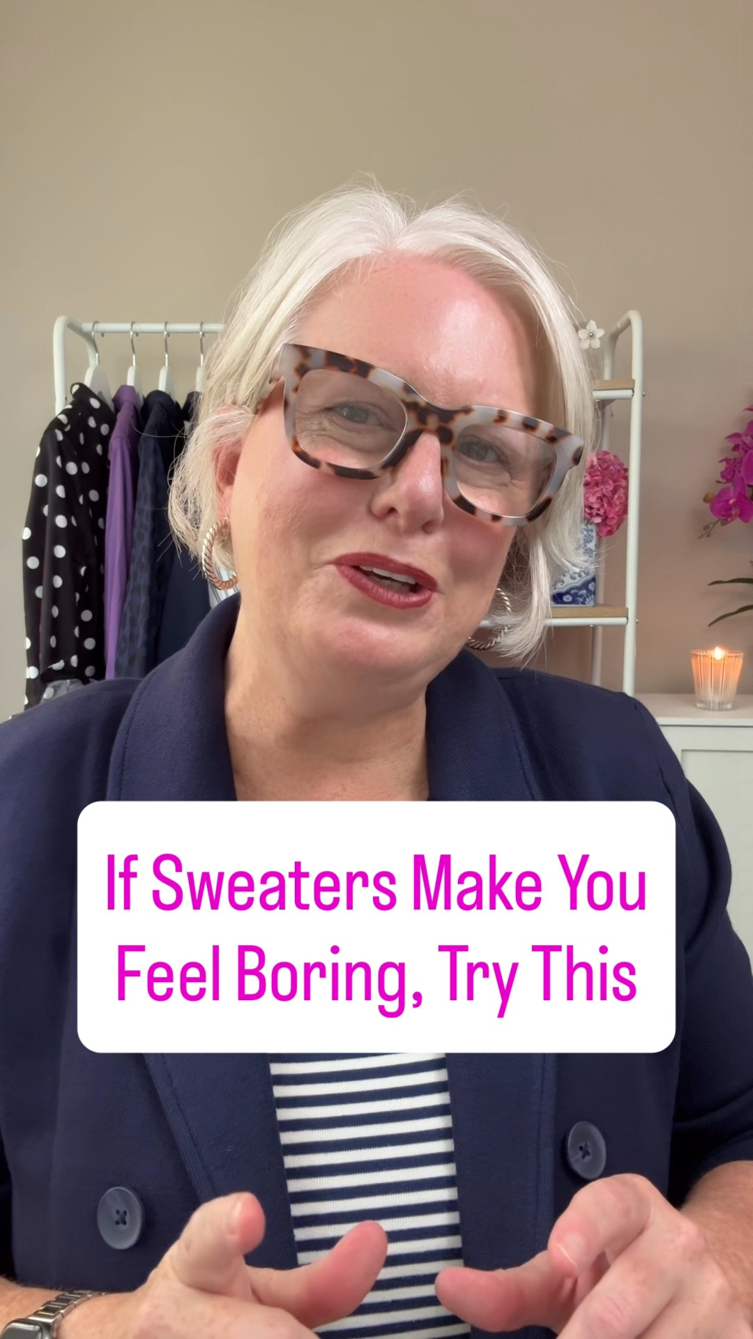 If your fall outfits start to feel a little boring once sweater season arrives, the answer may not be adding more accessories or complicated layers. Sometimes you just need a sweater with a little more personality.
I found sweaters with the details that make a simple outfit more interesting, including texture, embroidery, statement sleeves, beautiful prints, flattering shapes and interesting necklines. I’m also wearing one of my own sweater blazers in the video because it’s a perfect example of how texture and structure can make even a simple sweater feel more special.
These are the kinds of sweaters that can do some of the work for you, so you can put one on with the clothes you already wear and still feel pulled together.
I rounded up even more sweaters with interesting details in the full collection.

#LTKSeasonal #LTKOver40 #LTKMidsize