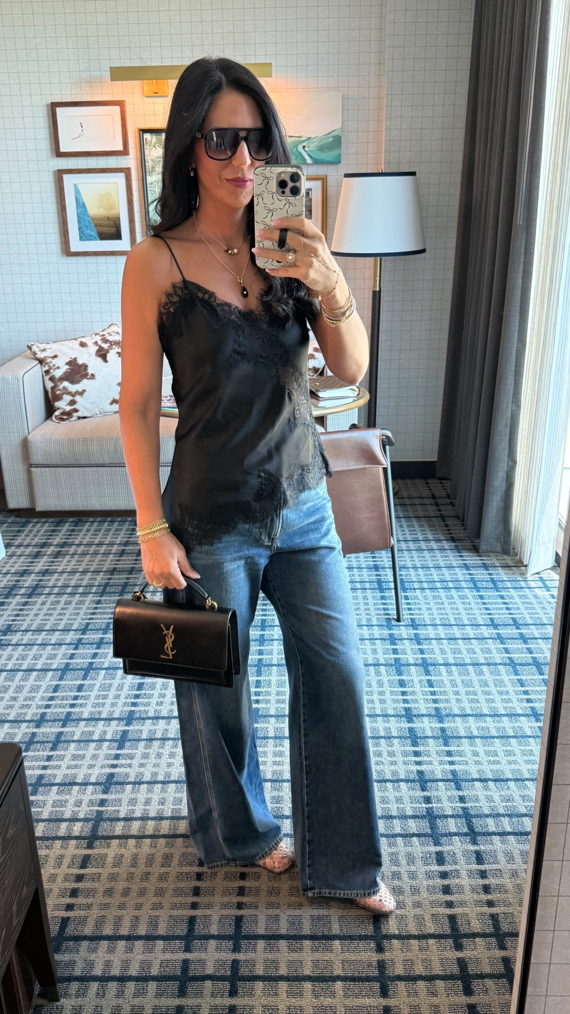 Da 1 of LTK early Lunch for 
Zara tank- small 
Denim- size 27 (runs large) 
Linking a look for less as well 

#LTKU #LTKCon #LTKOver40