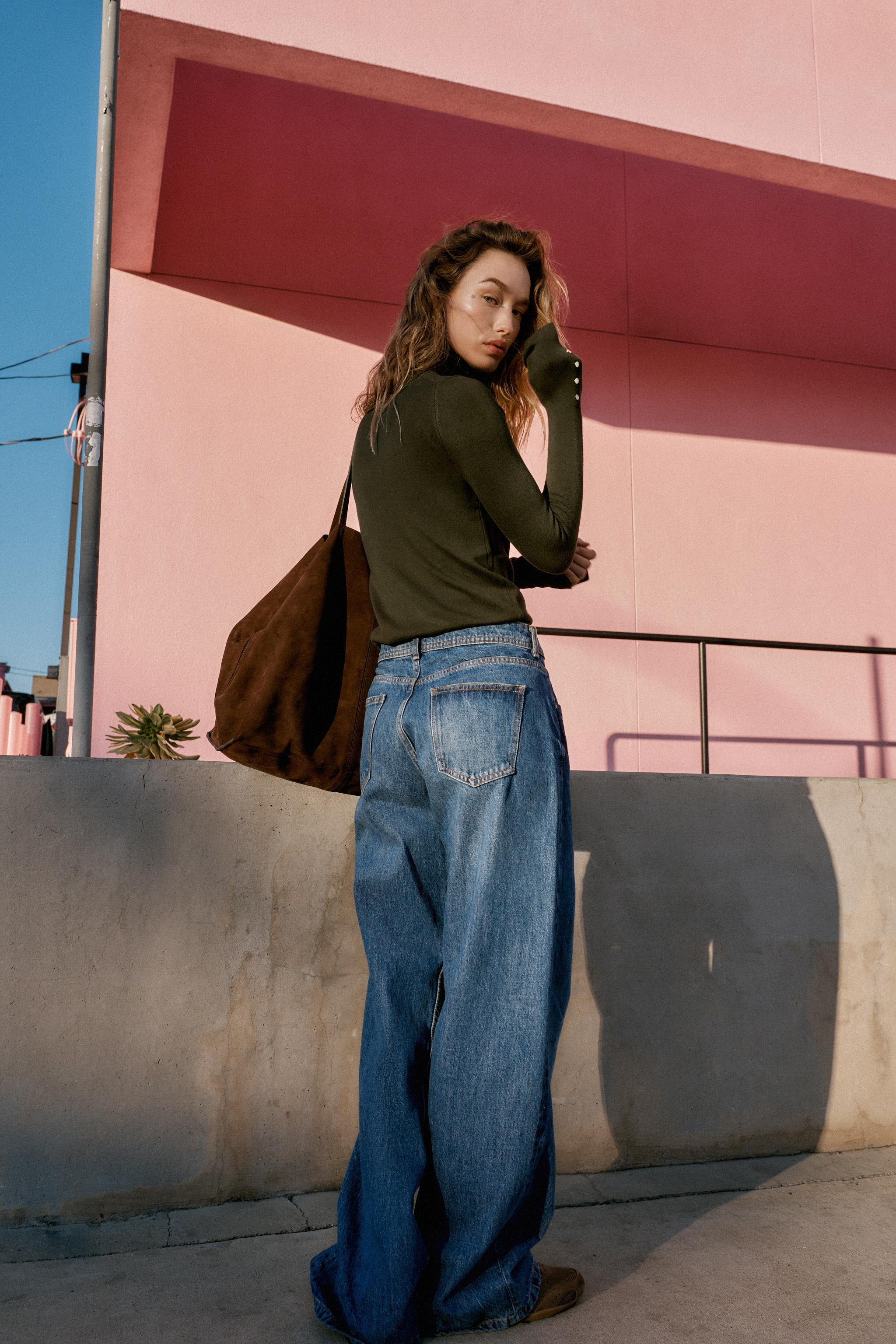 BASIC PLAIN KNIT JUMPER | Zara US