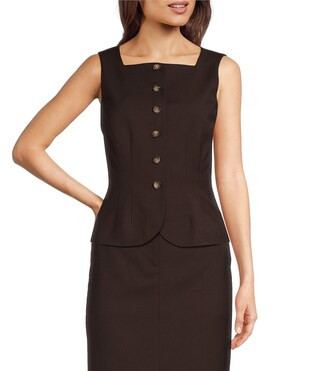 Alex Marie Imogen Anywhere Everywhere Stretch Twill Vest | Dillard's | Dillard's