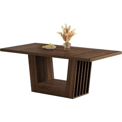 Tribesigns 63-Inch Dining Table for 4-6, Farmhouse Rectangular Kitchen Dinner Table with Heavy-Duty Base for Living Room | Target
