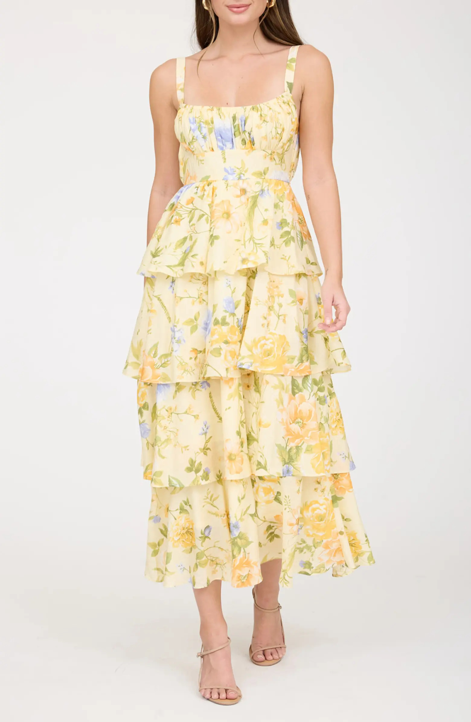 Floral Tiered Dress | Nordstrom