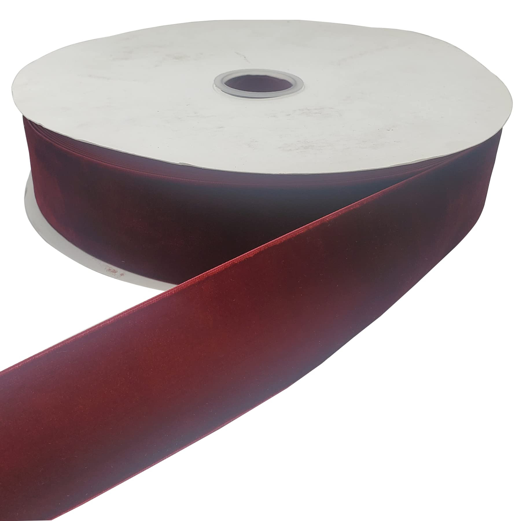 10 Yards Velvet Ribbon Spool (Wine, 2") | Amazon (US)