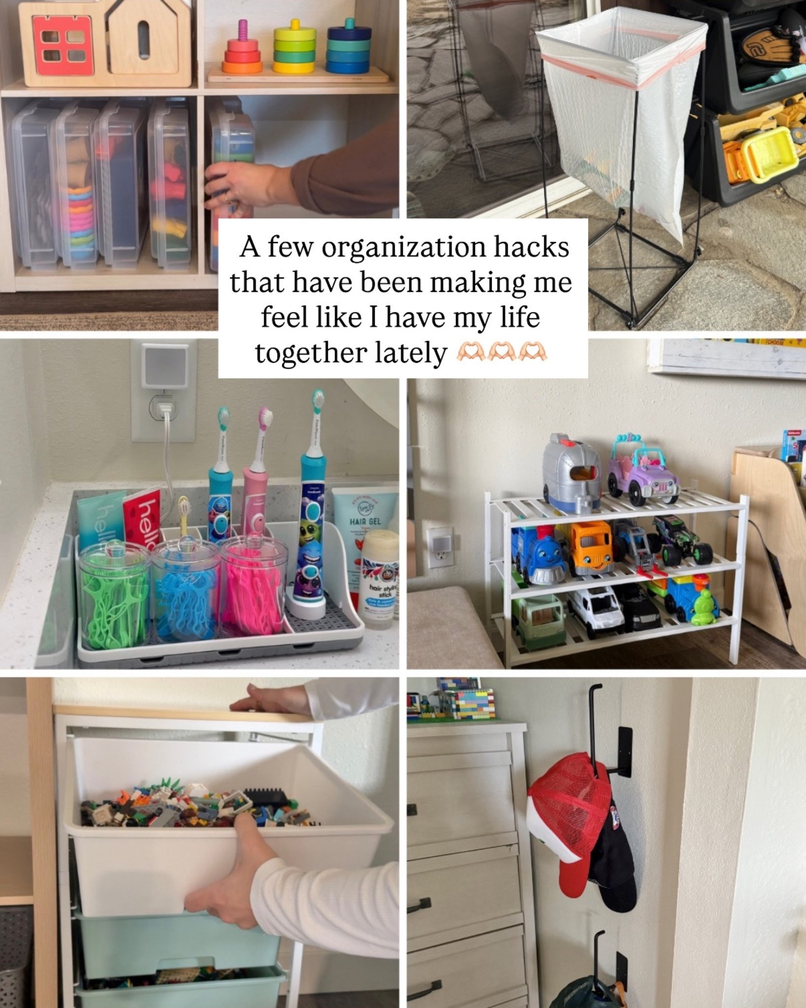 Not me pretending I have my life together thanks to these organization essentials 😅✨ #organizedmom #momhack #homeorganization 

#LTKKids #LTKmomlife #LTKHome