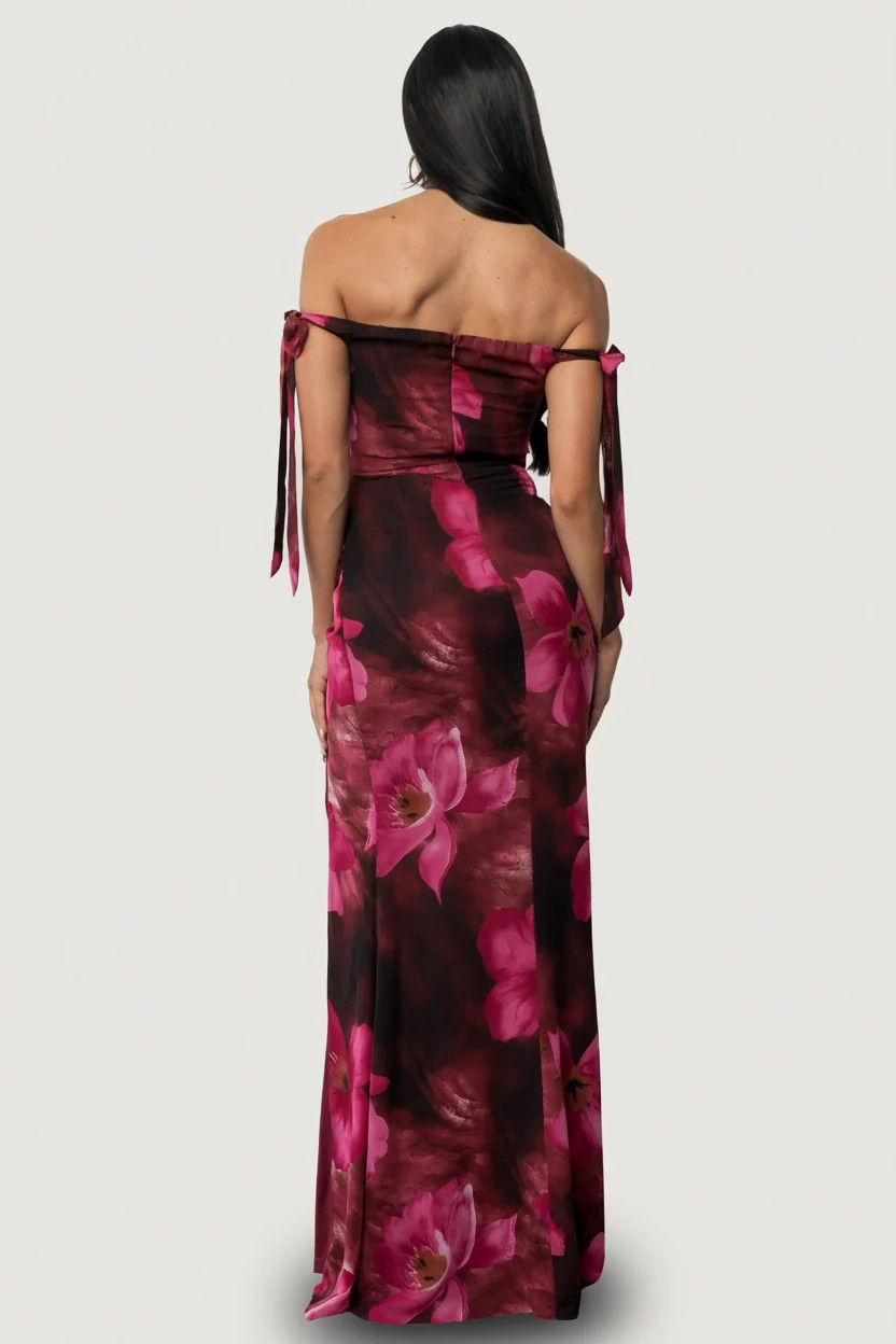 Allegra Off-Shoulder Maxi Dress Floral | Baltic Born | Baltic Born