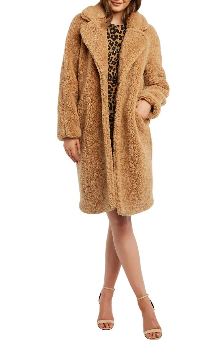 Faux Fur Long Coat | Nordstrom