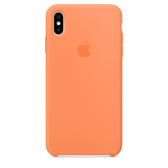 iPhone XS Max Silicone Case - Papaya | Apple (UK)