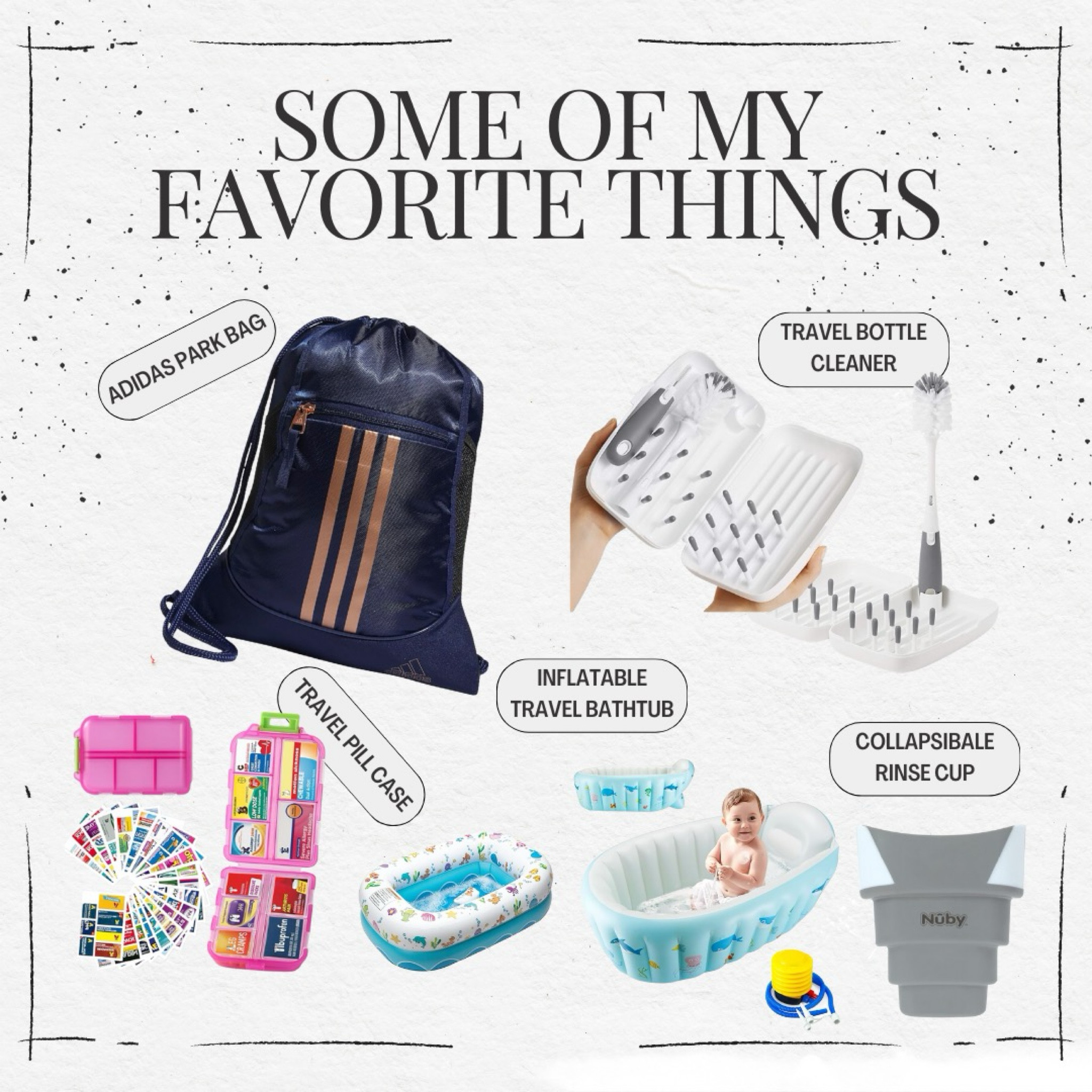 Some of my favorite travel items that I take to Disney and beyond the theme park! The travel bottle rack I have had for 13 years!

#LTKBaby #LTKKids #LTKFamily