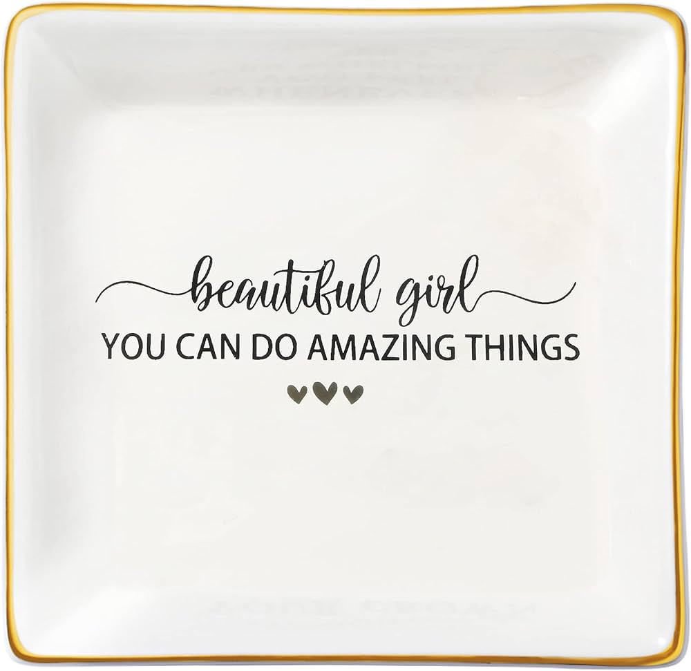 JoycuFF Inspirational Gifts for Teenage Girls Birthday Thanksgiving Day Christmas Graduation Cera... | Amazon (US)