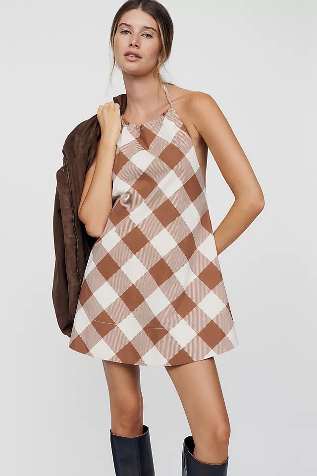 Whit Halter-Neck Mini Dress | Anthropologie (US)